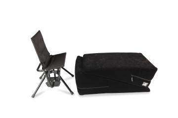 The Adventure Set consists of an IntimateRider glider sex chair and RiderMate cushion for mobility assistance.