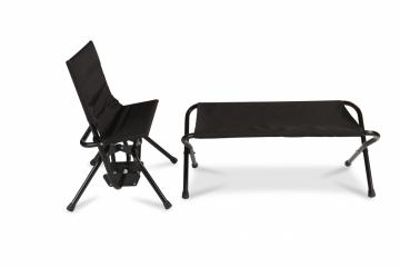 A black IntimateRider glider chair and RiderMate disability positioning aid make up the Romance Set.